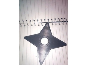 airsoft Shuriken faca ninja Estrela paintball 3d print model - Mito3D