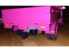 wpl d12 rear fender trailer hitch 3d print model - Mito3D