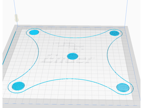 ender 3 refined bed level test & calibration leveling pro printer 3d print model - Mito3D