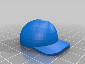 cuadro brazos niña materia compatible béisbol gorra sombrero 3d print model - Mito3D