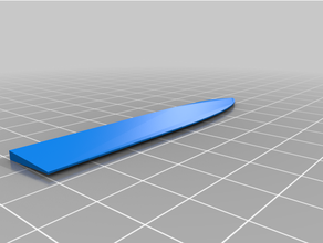 knife blade prototype casting knives tool 3d print model - Mito3D