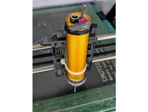 small drill quick change - prusa style carriage 3d print model - Mito3D