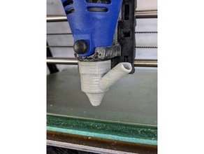 rotary tool blower attachment 3d print model - Mito3D