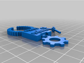 logo robotica robotique 3d print model - Mito3D