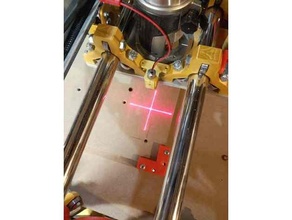 remise zéro traverser laser titulaire soutien lowrider2 3d print model - Mito3D