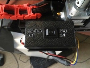 laser switch box ender 3 engraver 3d print model - Mito3D