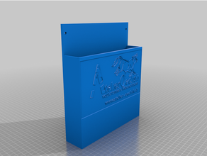 holder a4 documents 3d print model - Mito3D