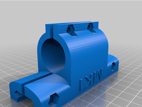 picatinny Linterna soporte 3d print model - Mito3D