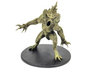 deathclaw fallout 4 dungeons dragons fallout miniature 3d print model - Mito3D
