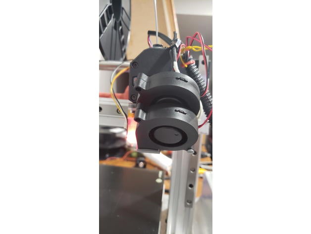 mosquito bondtech bltouch fans mount 3D print model - Mito3D