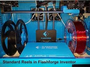 padrão bobina suporte flashforge inventor 3d print model - Mito3D