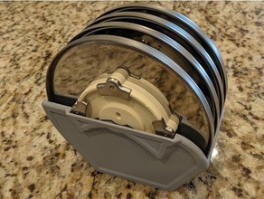 cocina 14 cup disco espada caso funda portador envase comida procesador casa herramienta organización proteccion seguridad almacenamiento 3d print model - Mito3D