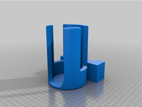 conectar 4 peça suporte 3d print model - Mito3D