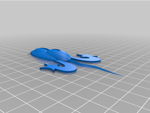 moule silicone grenouille rat leurre appât basse pêche eau supérieure 3d print model - Mito3D