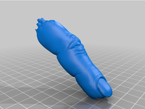 push stick finger 3d print model - Mito3D