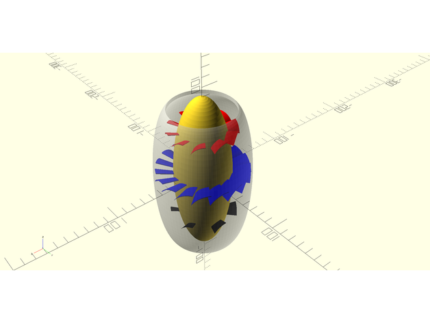 turbine openscad openscadtutorial 3D print model - Mito3D