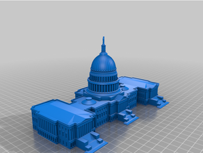us capitol building 3d print model - Mito3D