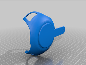 google mini wall surface mount pin hole holder 3d print model - Mito3D