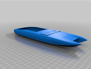 rc barca scafo trailer 3d print model - Mito3D
