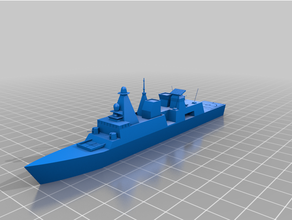 horizonte clase fragata 3d print model - Mito3D