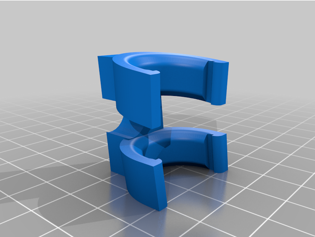 yankı g2 kablo klips ikiye katlamak vr kulaklık 3D print model - Mito3D