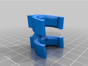 riverbero g2 cavo clip raddoppiare vr auricolare 3d print model - Mito3D
