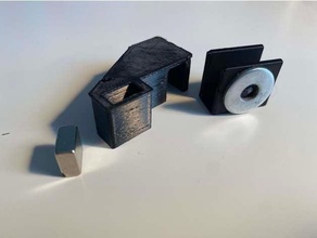 chuveiro porta magnético 3d print model - Mito3D