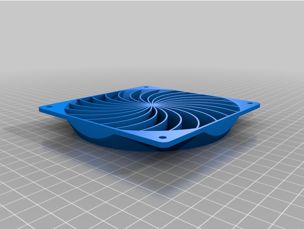 120mm circulação ventilador kit ar monte 3D print model - Mito3D