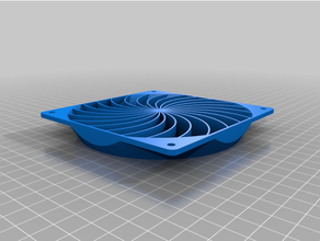 120mm circulation fan kit air mount 3d print model - Mito3D