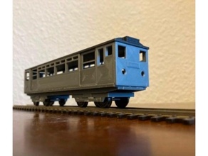 Hamburg Bahn Wagen 1912 h0 Rahmen Metro Modell bahn 3d print model - Mito3D