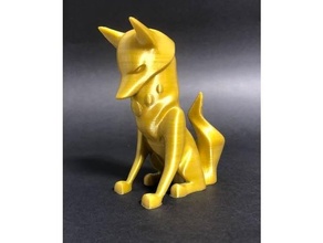 beauti fox 3d print model - Mito3D