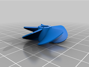 propeller 32mm boat prop rcboat rc 3d print model - Mito3D