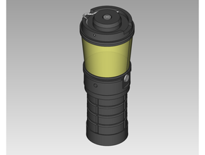 blf lt1 scale model flashlight 3d print model - Mito3D