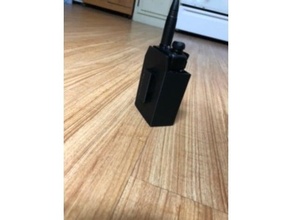 boafeng uv5r locking belt holster amature radio case ham uv-5r 3d print model - Mito3D
