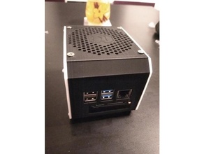 raspberry pi 4 super silent case 25 hdd ssd mount fan rpi rpi4 3d print model - Mito3D