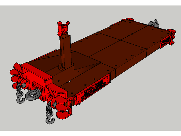 chasis oferta paraca locomotora Baldwin vapor 3D print model - Mito3D