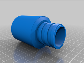 threaded cyclone insert - lizzydesign fusion360 3d print model - Mito3D