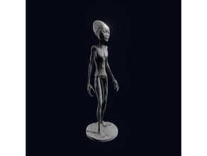 Außerirdischer 0 Zahl Nikolaus veselov nvjob Statue UFO 3d print model - Mito3D