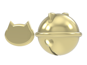 gatto campana carina oggetti scena solomonlq 3d print model - Mito3D