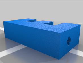 lego compatible block letters technic 3d print model - Mito3D