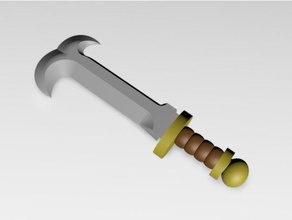cannibal chickens sword 28mm 40k greater good kroot miniature shaper tau warhammer 3d print model - Mito3D