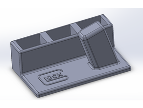 glock monitor estante soporte 17 19 revista 3d print model - Mito3D