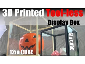 3d printed tool-less display box case stand 3d print model - Mito3D