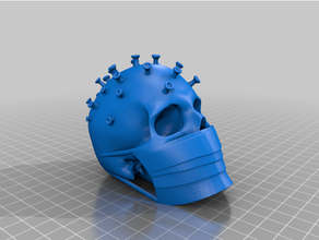 covid 19 crâne 3d print model - Mito3D