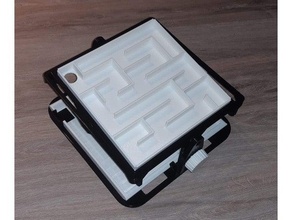easy mode pista diseño Vincent 39 s laberinto juego mesa accesorios remezclar habilidad juguete 3d print model - Mito3D