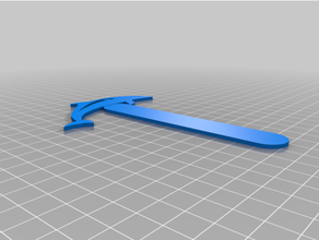 delfino segnalibro 3d print model - Mito3D