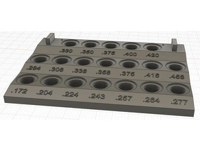 hornady comparator tray 3d print model - Mito3D
