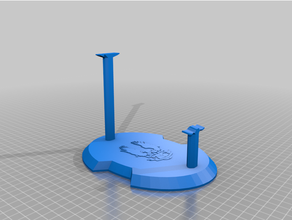 aureola pelícano estante soporte 3d print model - Mito3D