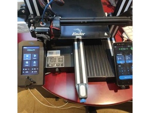 ender3 v2 octoprint console poupar phone ender3v2 lcd exibição 3d print model - Mito3D