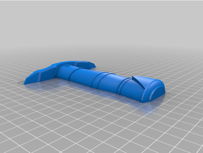 Skyrim ferro punhal suporte escala arma 3d print model - Mito3D